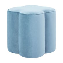 Fleur Velvet Ottoman